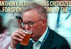 Anthony Albanese was criticized for spending more time at the Australian
