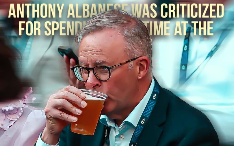 Anthony Albanese was criticized for spending more time at the Australian
