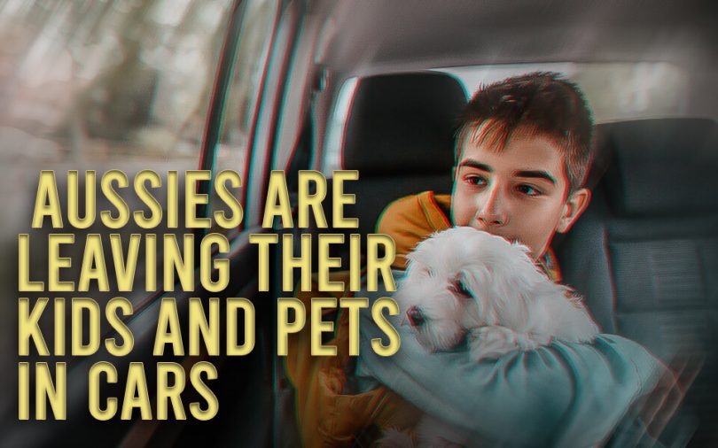 Aussies are leaving their kids and pets in cars