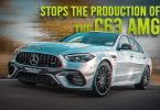 stops the production of the C63 AMG