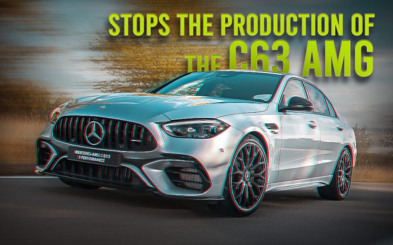 stops the production of the C63 AMG