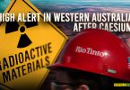 High alert in western Australia after Caesium