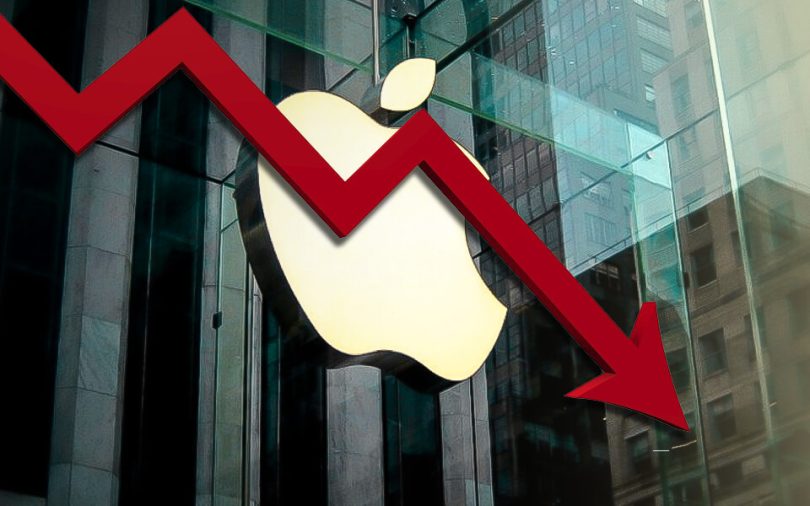 Apple’s stock market value falls below $2 trillion