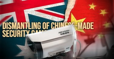 dismantling of Chinese-made security cams