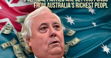 Political parties are getting funds from Australia's richest peopl