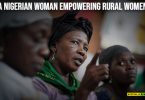 A Nigerian woman empowering rural women