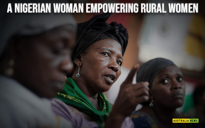 A Nigerian woman empowering rural women