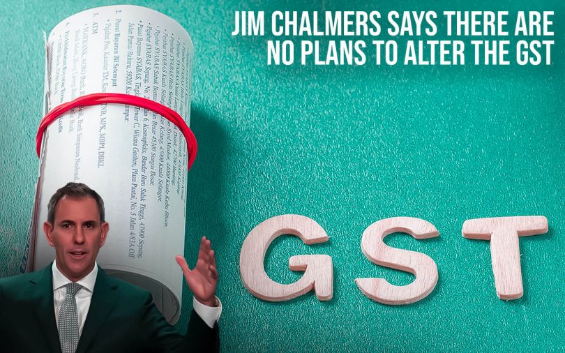 Despite requests for it to be increased, Jim Chalmers says there are no plans to alter the GST