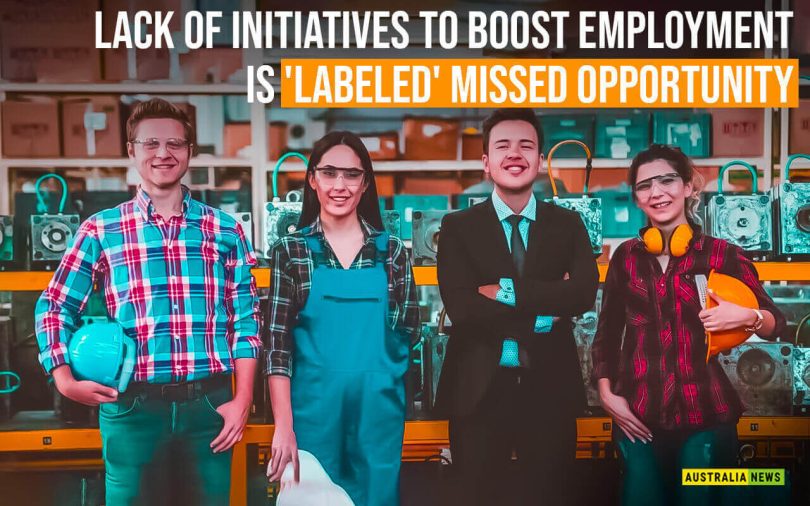 Lack of initiatives to boost employment is 'labeled' missed opportunity