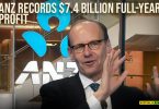 ANZ records $7.4 billion full-year profit
