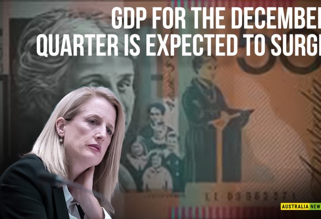 GDP for the December quarter is expected to surge